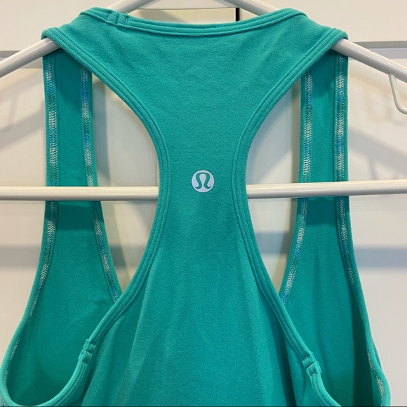 Lululemon Blue Racerback Tank - Size 4 - Picture 3 of 3